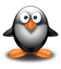 Little Digital Penguin Clip Art
